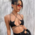 Drawstring Gothic Five Pointed Star Top